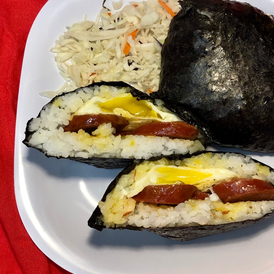 Hawaiian Breakfast-Style Onigirazu